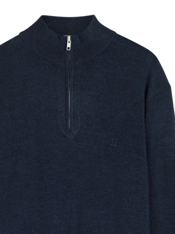 Les Deux Greyson ハーフジップ セーター | ブルー | FARFETCH JP