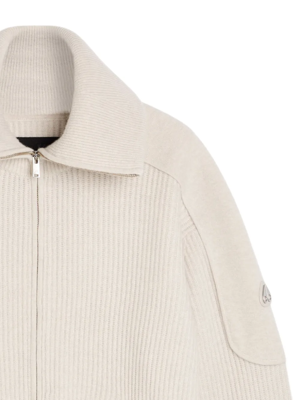 Moose Knuckles zip ribbed cardigan | Cardigans | Image 2