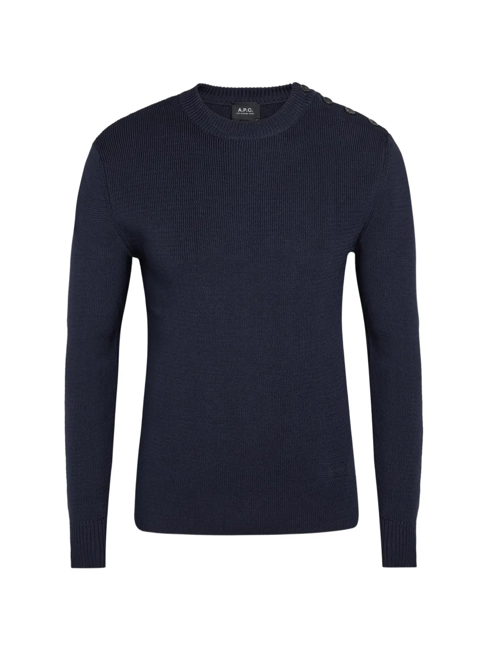 A.P.C. Marin リブセーター | ブルー | Image 1