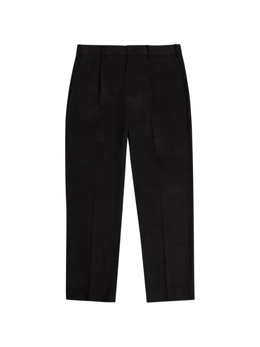 Wax London Kurt button-detail trousers - Nero