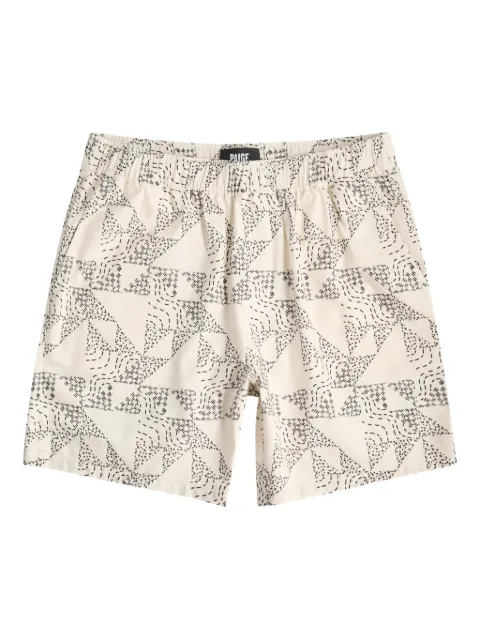 PAIGE patterned elasticated shorts