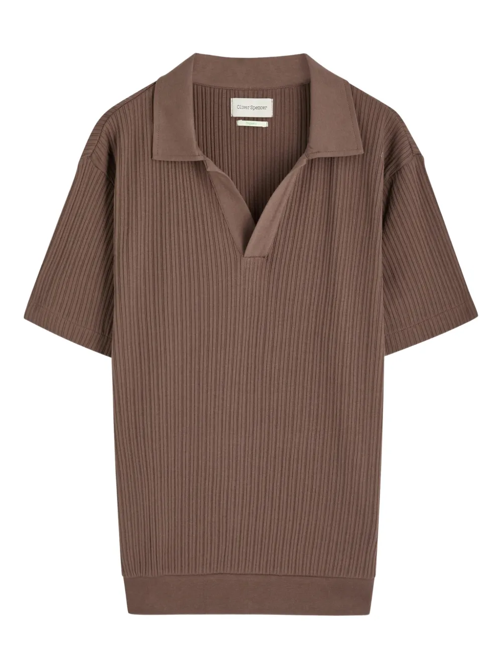 Oliver Spencer Polo Westcott a coste - Marrone