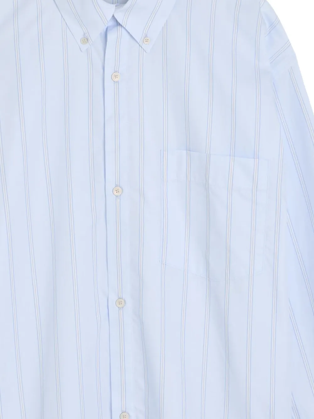 Won Hundred camisa con motivo de rayas y con bolsillo en el pecho | Image 2