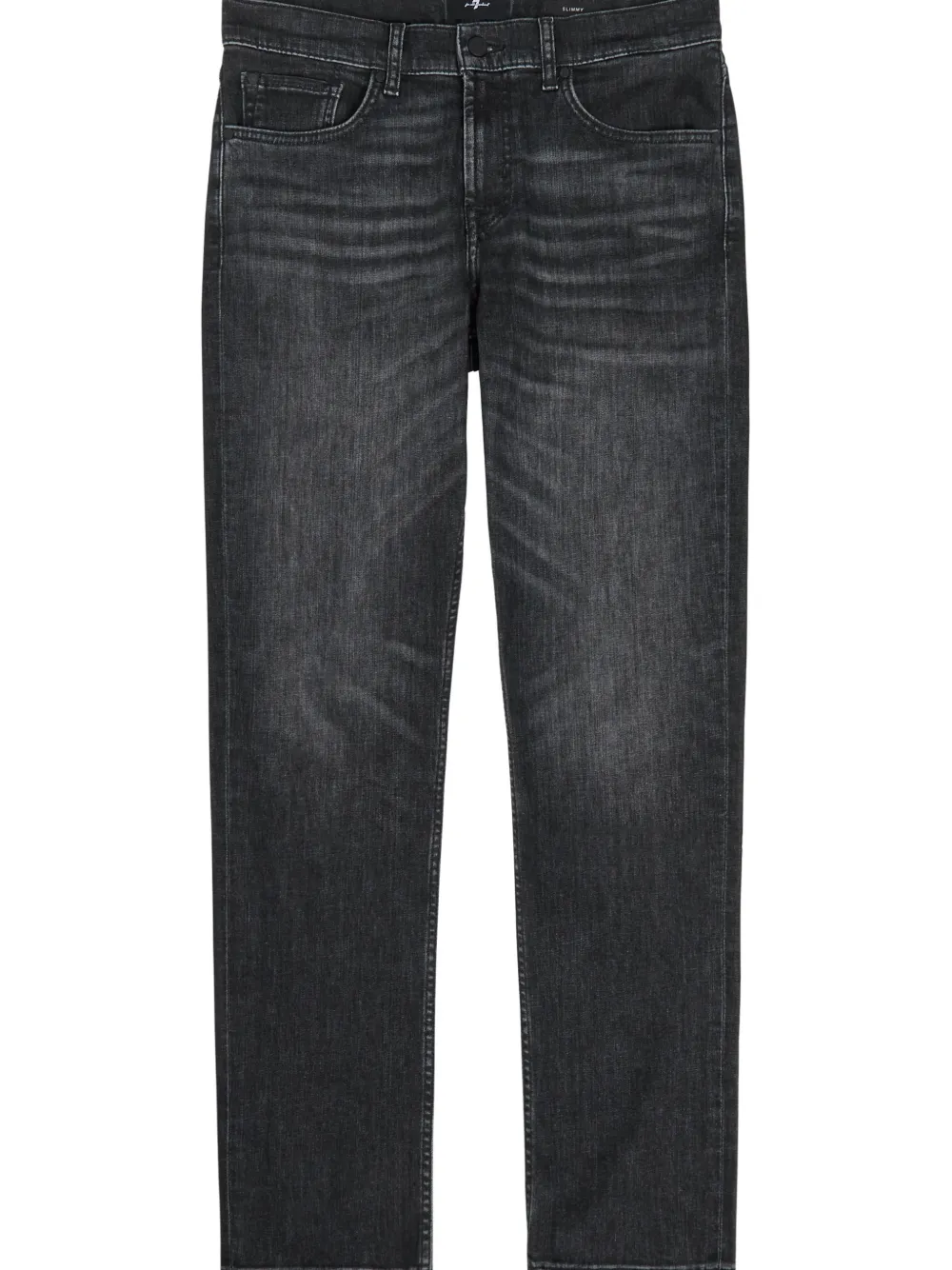  7 For All Mankind Vaqueros Con Cinco Bolsillos - Gris 