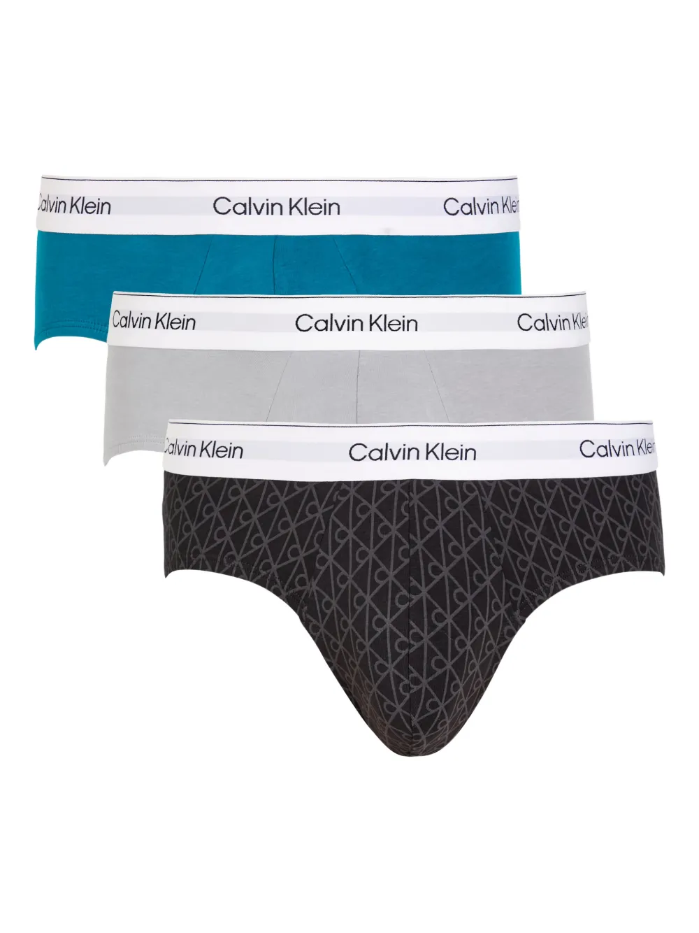 Calvin Klein Slip con logo in vita (3 pezzi) - Blu