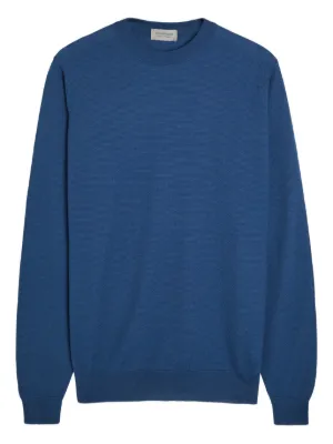 Maison Margiela embroidered-logo Detail Sweatshirt | Blue