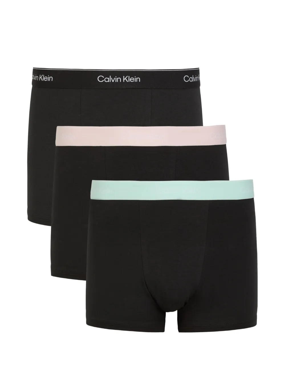 Calvin Klein logo-waistband boxers set of 3 - Nero