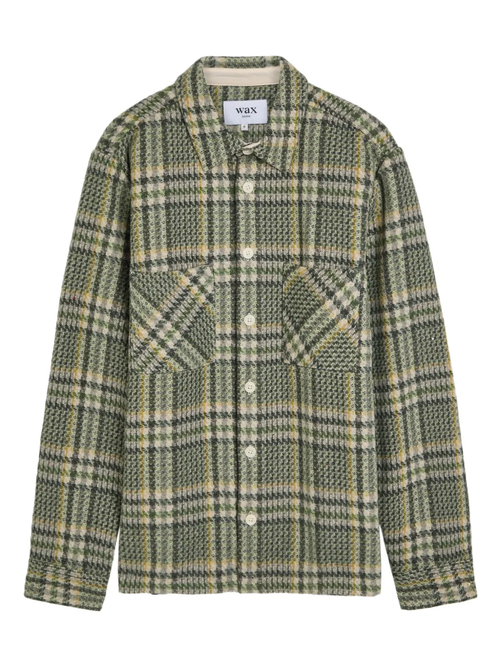 Wax London Giacca a quadri Whiting - Verde