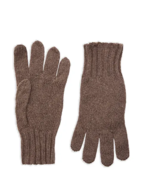 John Smedley Calow ribbed gloves
