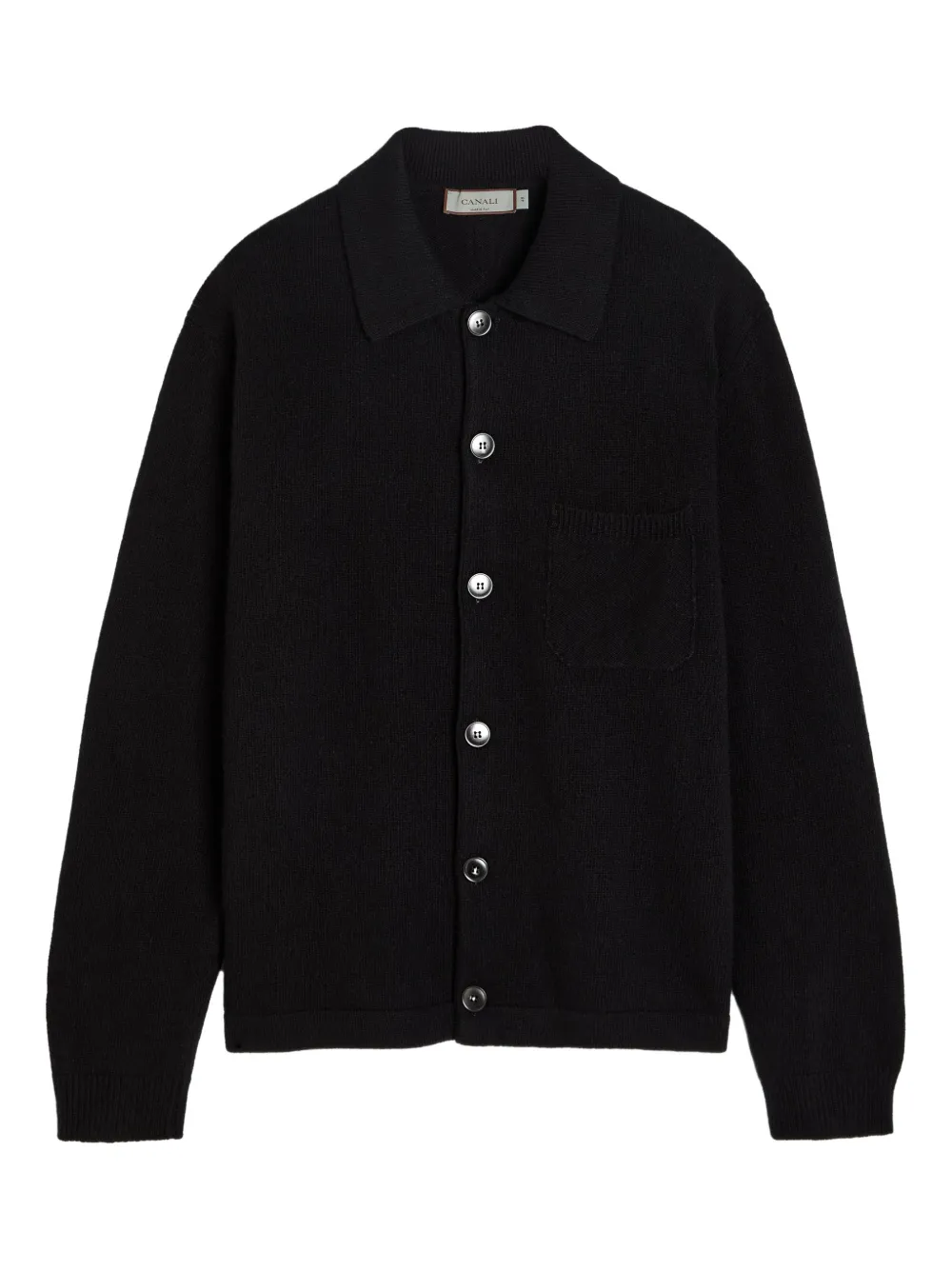 Canali Cardigan con bottoni - Nero