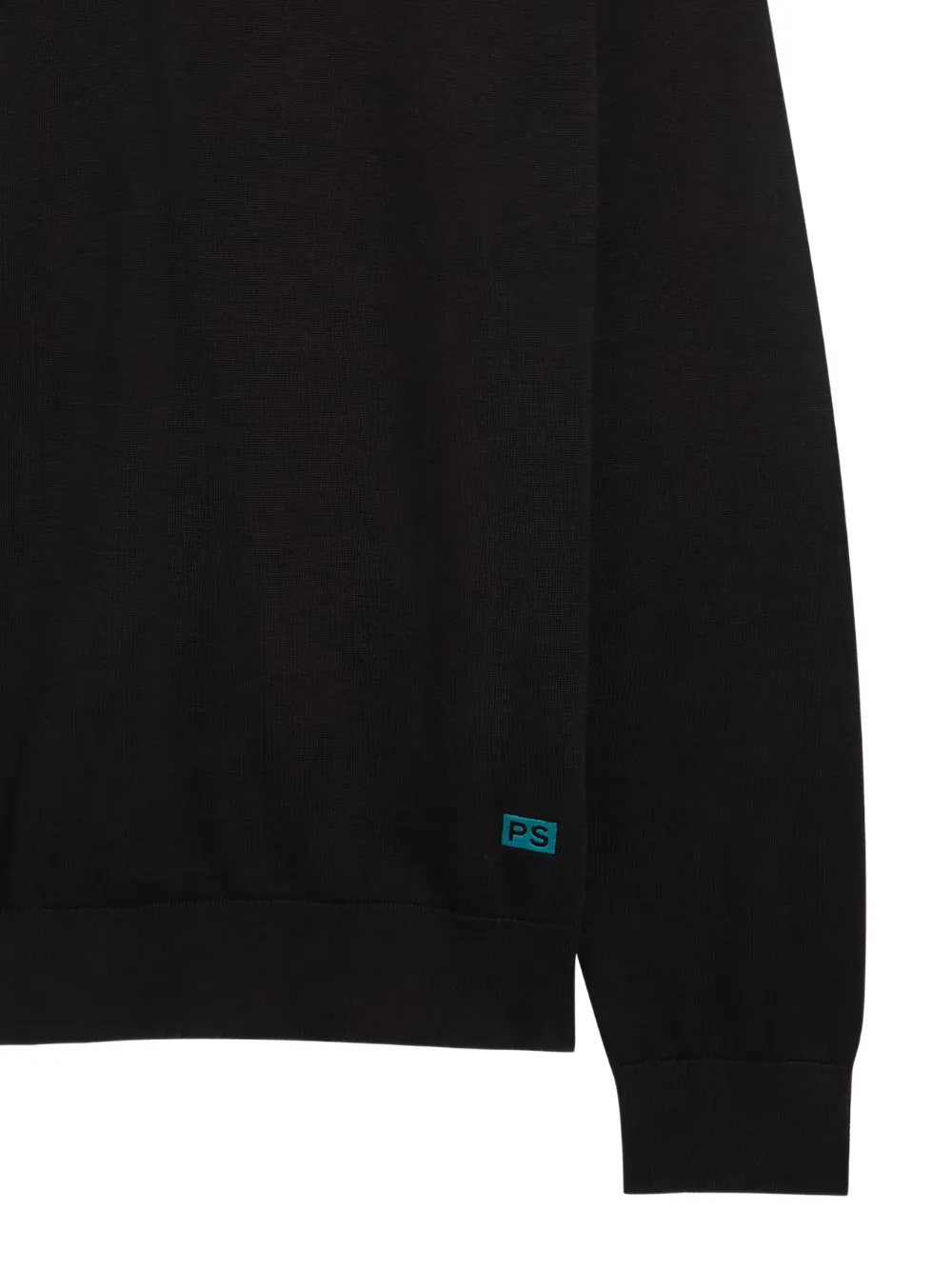 PS Paul Smith Poloshirt met lange mouwen - Zwart