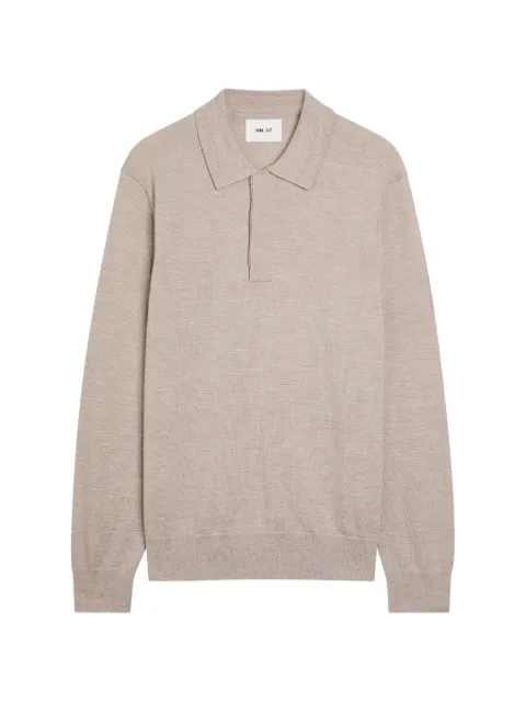 NN07 Emerson long-sleeve polo shirt