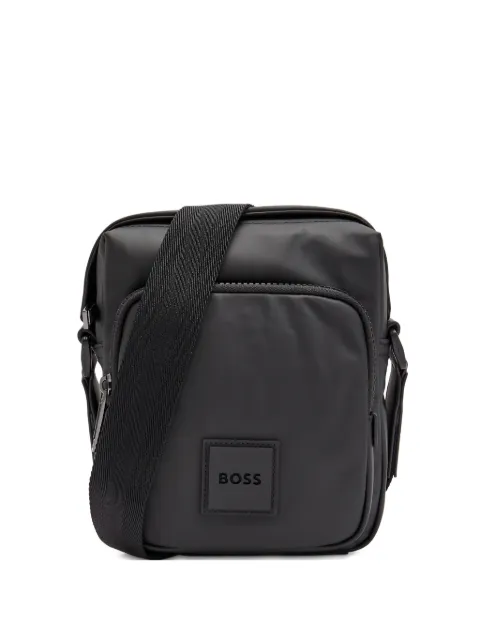 BOSS zip messenger bag