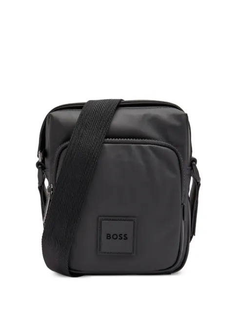 BOSS zip messenger bag