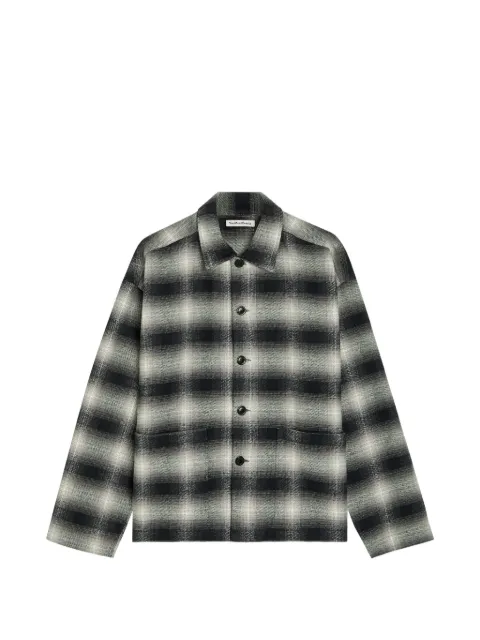 YMC check button shirt