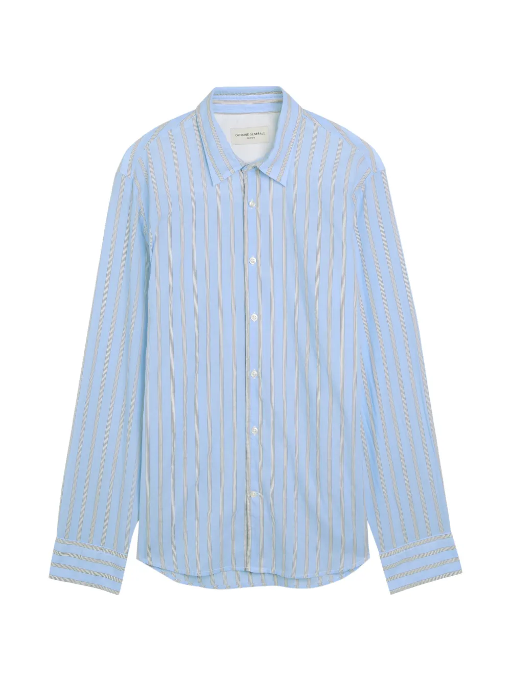 Officine Generale striped shirt - Blu