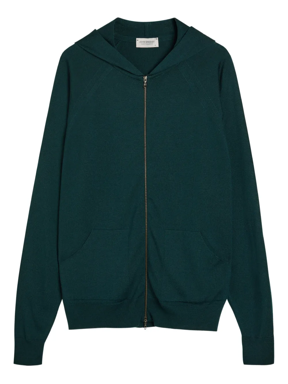 John Smedley zip-up hoodie - Green