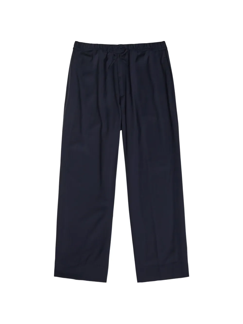 Officine Generale Nilson drawstring wide-leg trousers - Blu