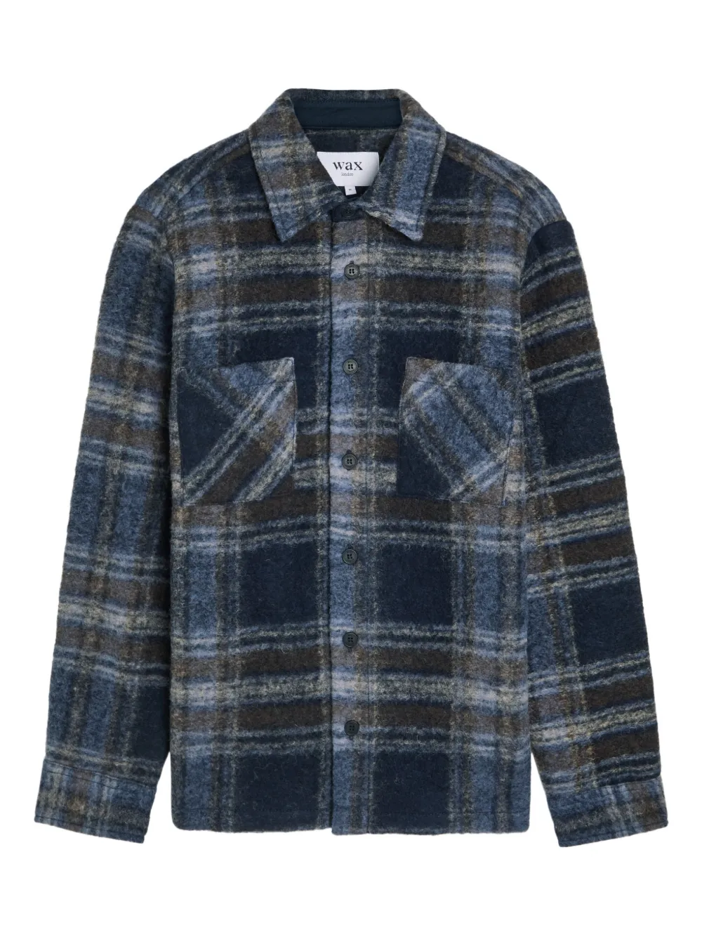 Wax London Giacca-camicia a quadri - Blu