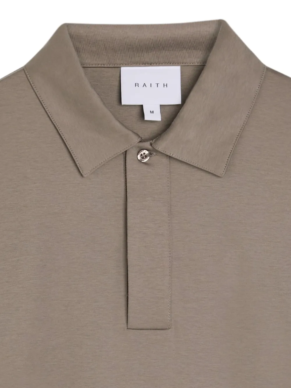RAITH Santi poloshirt met knopenbies - Beige