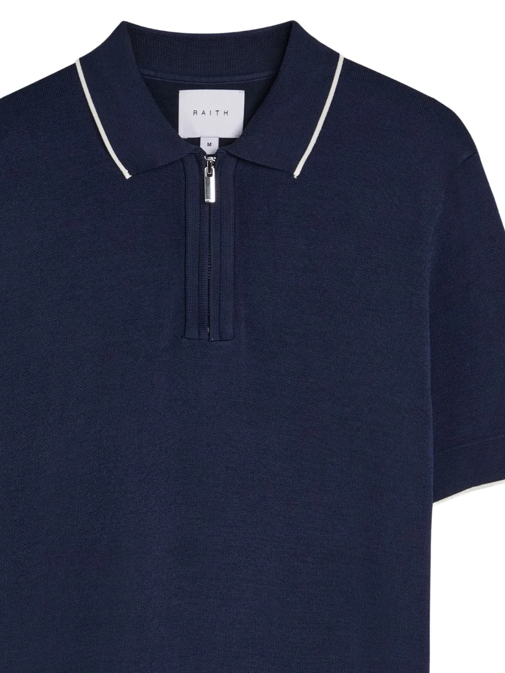 RAITH Poloshirt met rits - Blauw