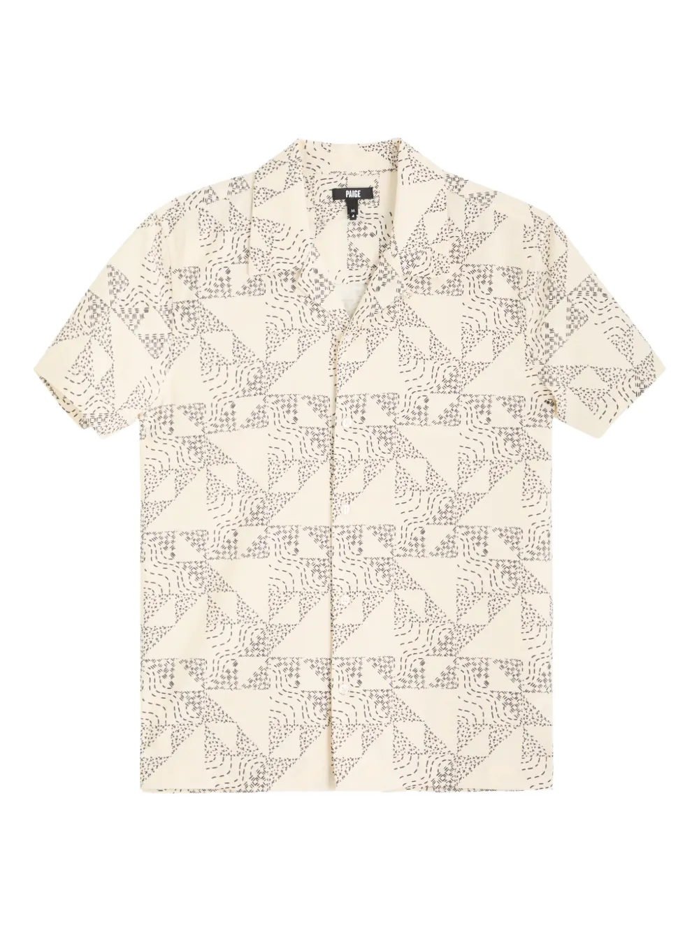 PAIGE Medina geometric-patterned shirt - Neutrals