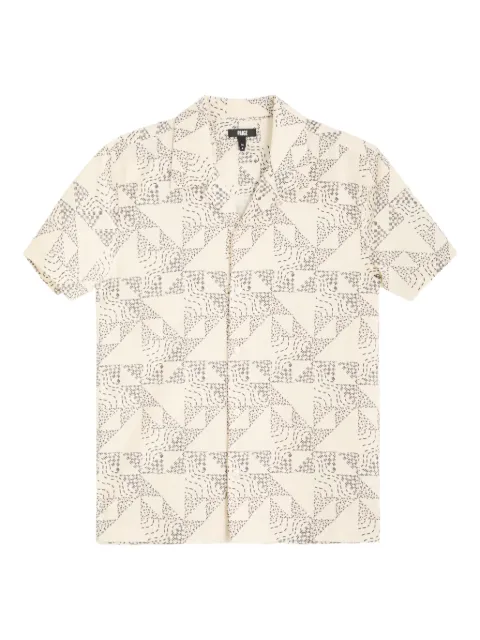 PAIGE Medina geometric-patterned shirt