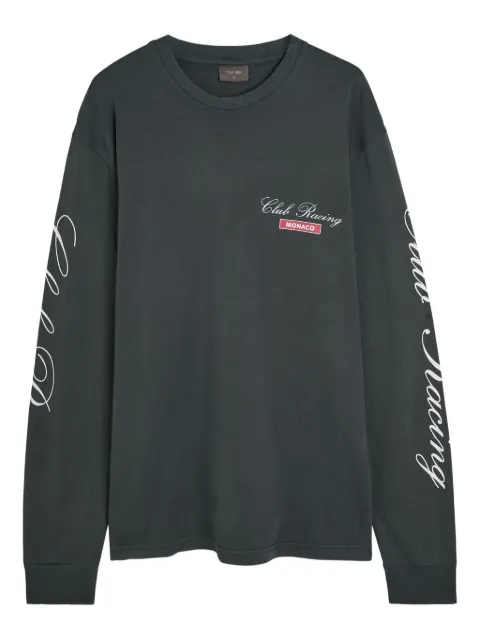 CLUB 1984 racing-print long-sleeve T-shirt