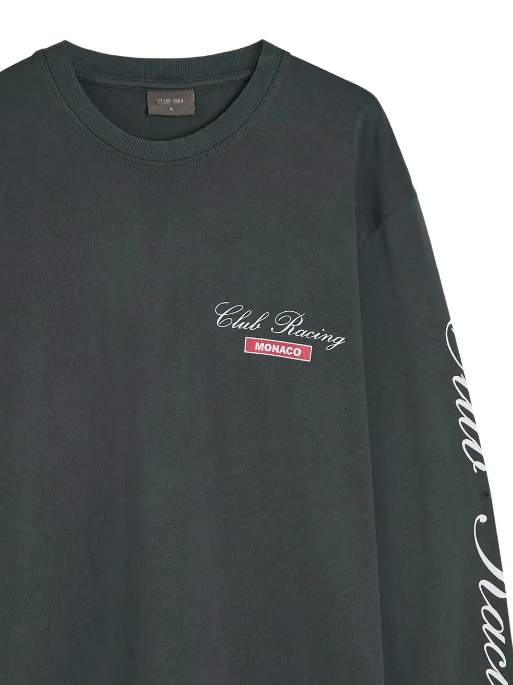 CLUB 1984 T-shirt met print en lange mouwen - Grijs