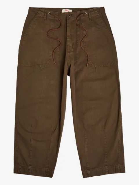 Cherry LA drawstring-fastening trousers