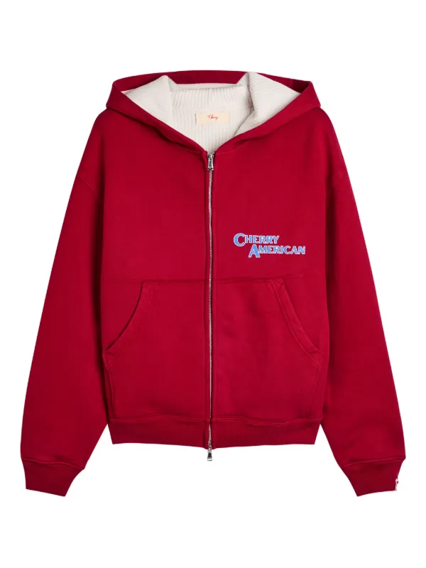 Cherry LA ジップアップ パーカー | レッド | FARFETCH JP