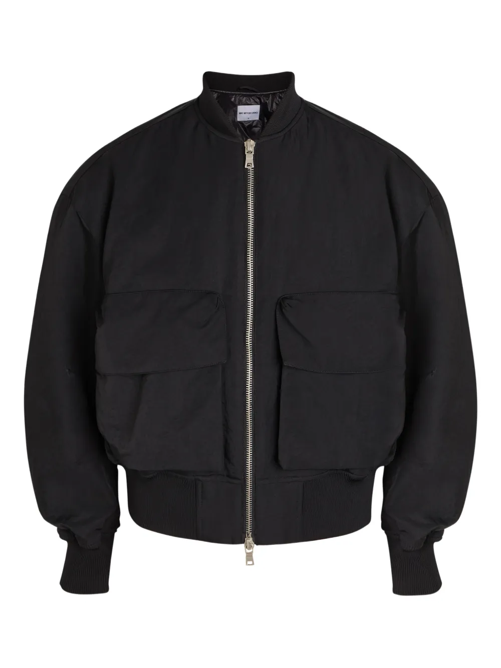 MKI Miyuki Zoku pocket zip-up bomber jacket - Black