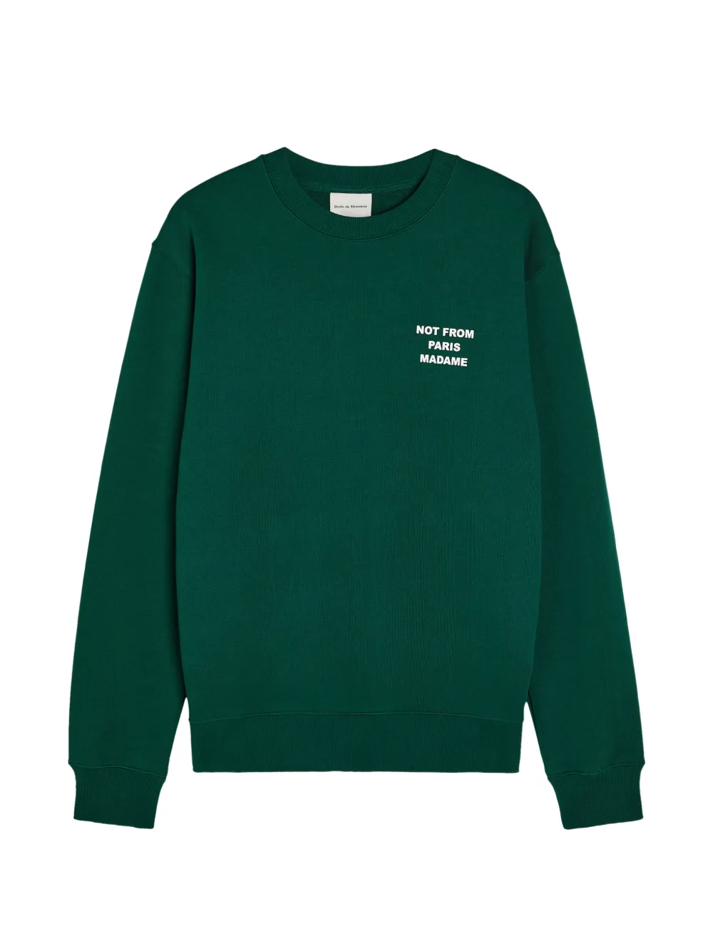 Drôle De Monsieur crew-neck sweatshirt - Verde
