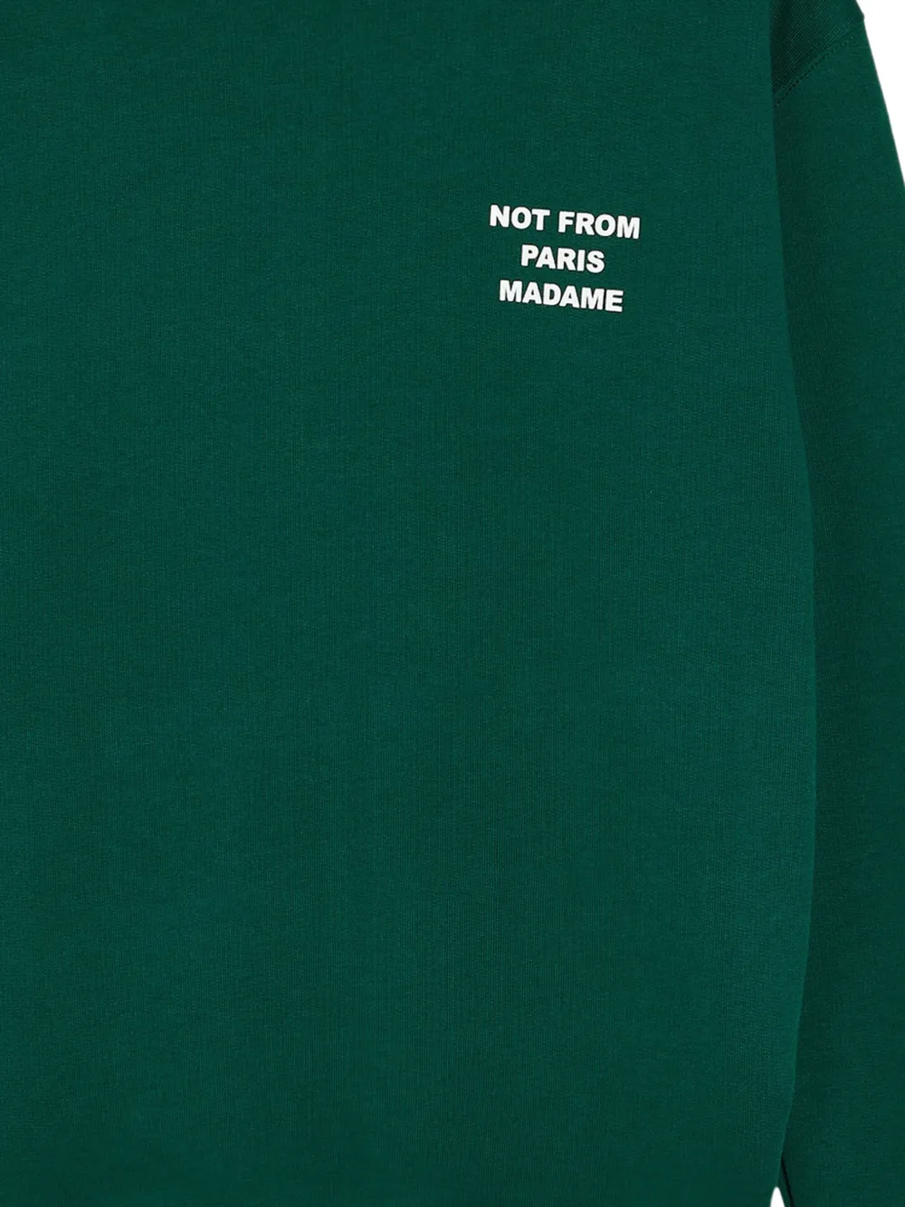 Drôle De Monsieur Sweater met ronde hals Groen