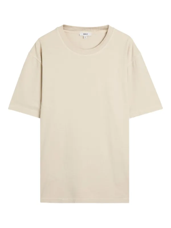 Agolde Asha Short-sleeve T-shirt in Neutrals