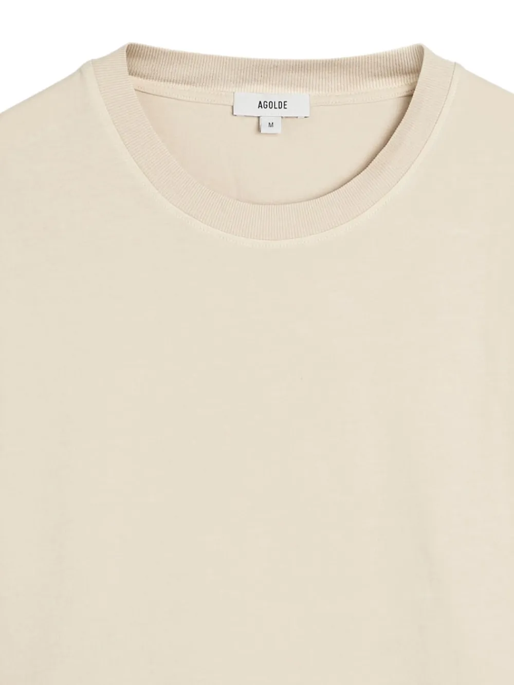 AGOLDE Asha T-shirt met korte mouwen - Beige