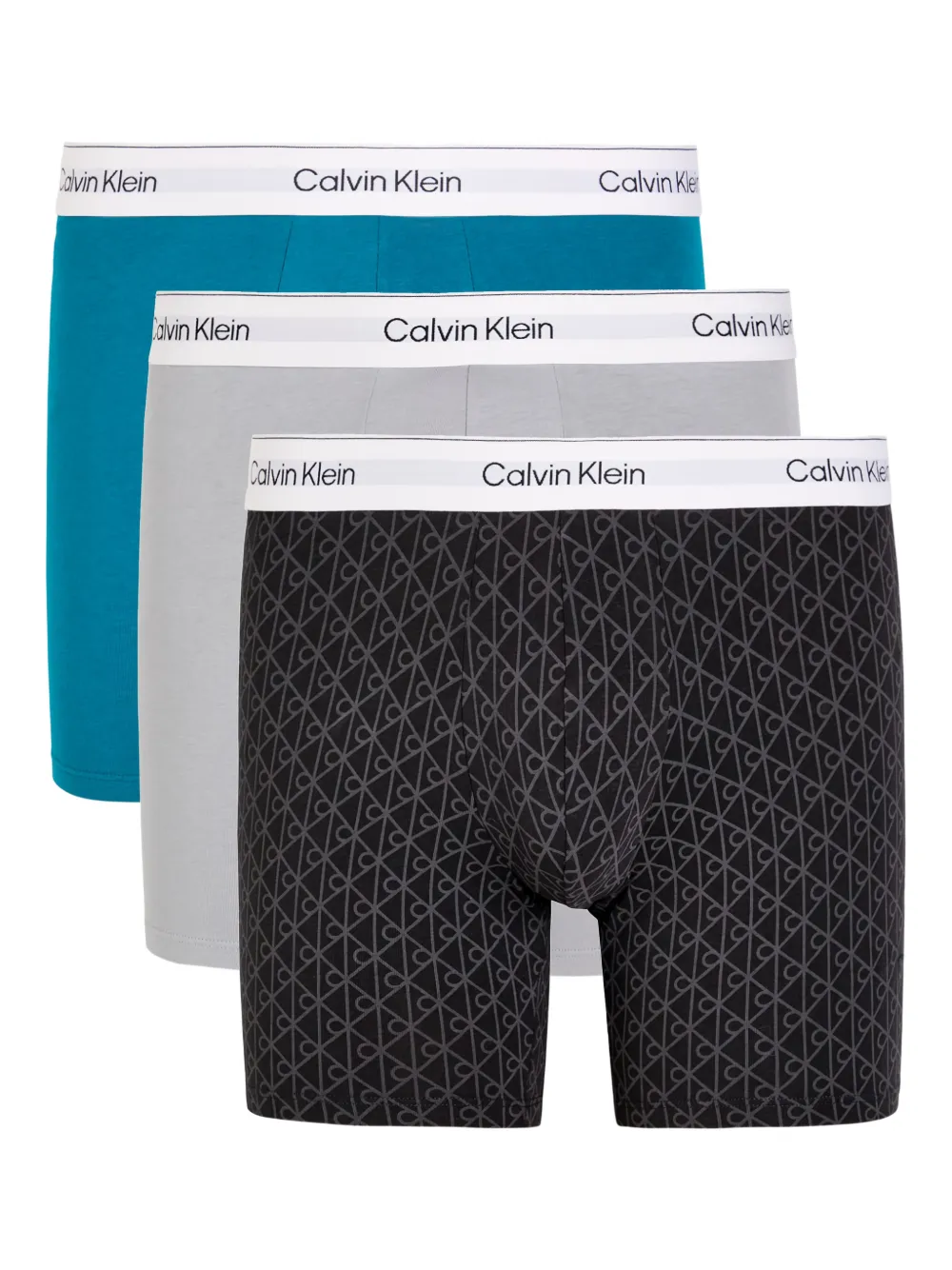 Calvin Klein Boxer con logo (3 pezzi) - Nero