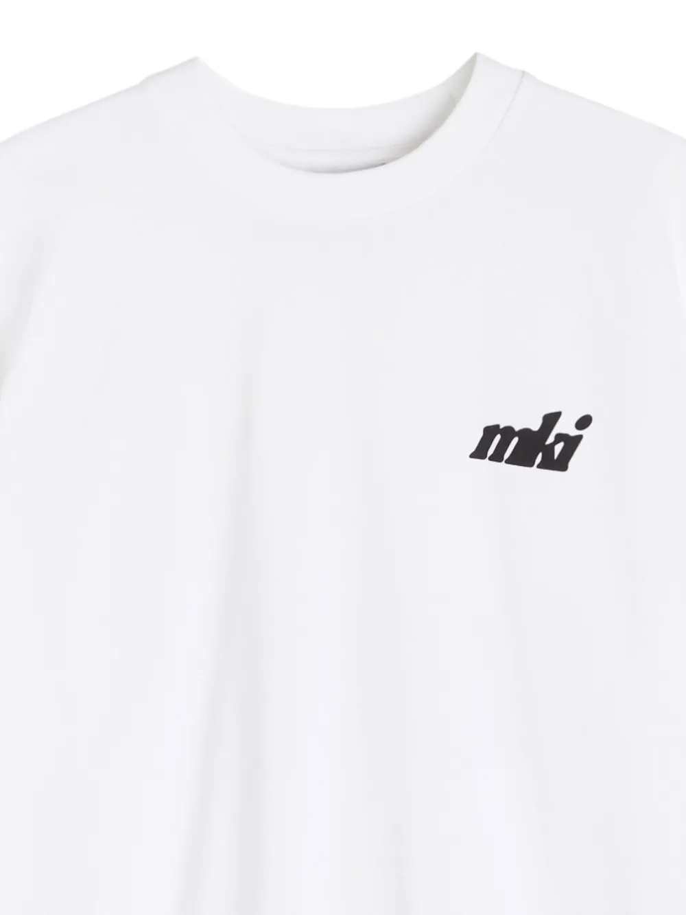 MKI Miyuki Zoku T-shirt met logo - Wit