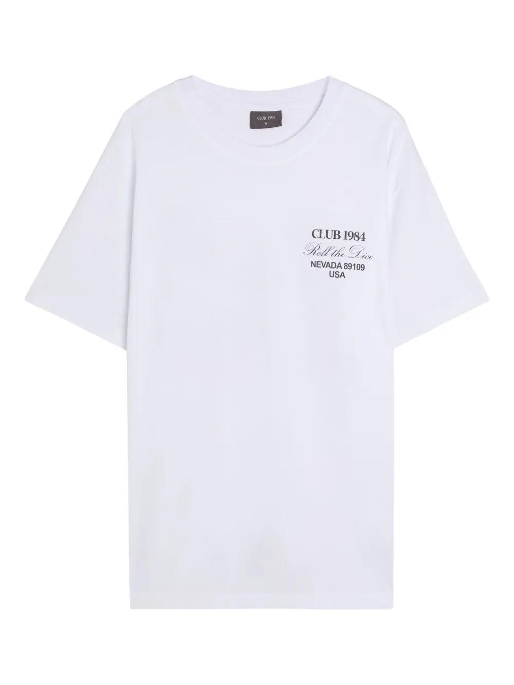 CLUB 1984 T-shirt con logo - Bianco