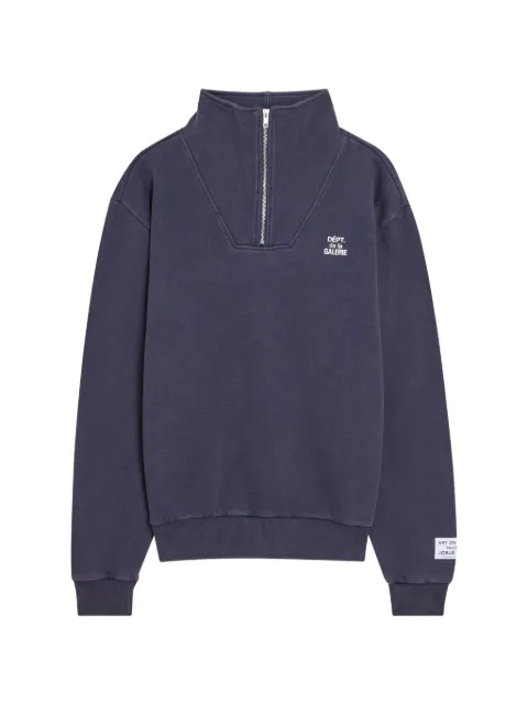GALLERY DEPT. half-zip cotton sweatshirt