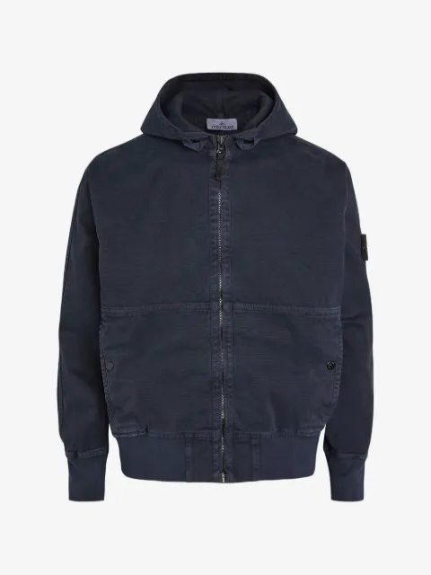 Stone Island hoodie à fermeture zippée