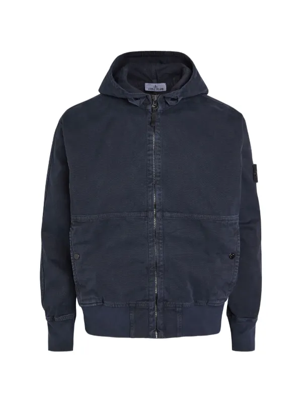 STONE  ジップアップパーカー Stone Island ジップアップ パーカー | ブルー | FARFETCH JP