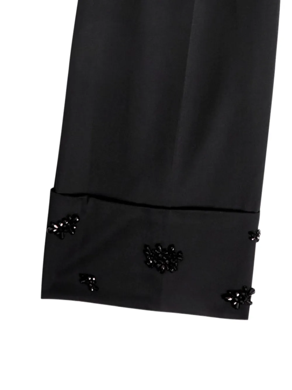 Simone Rocha Verfraaide broek met ceintuur - Zwart