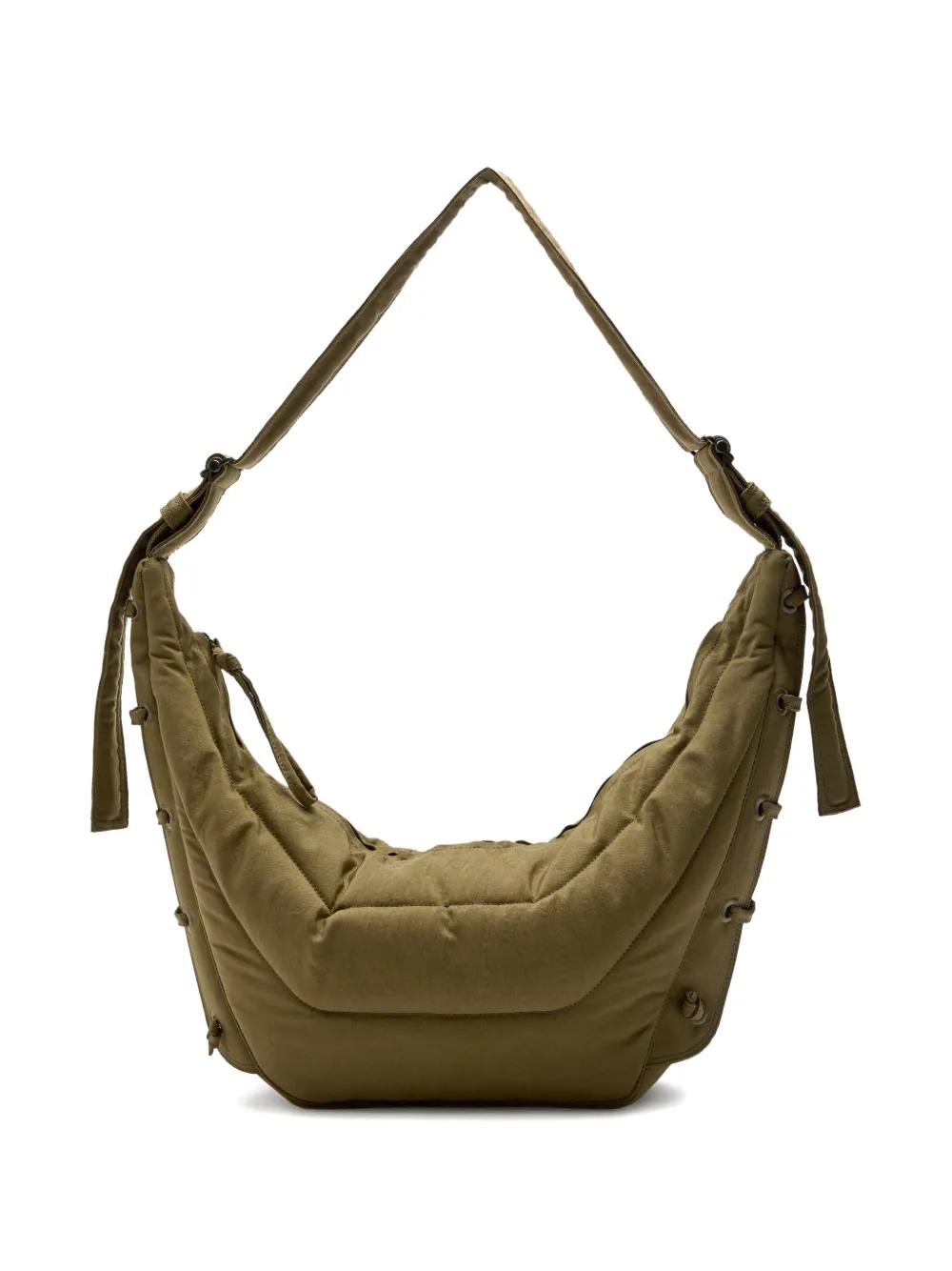 LEMAIRE Borsa a spalla Soft Game media trapuntata - Verde