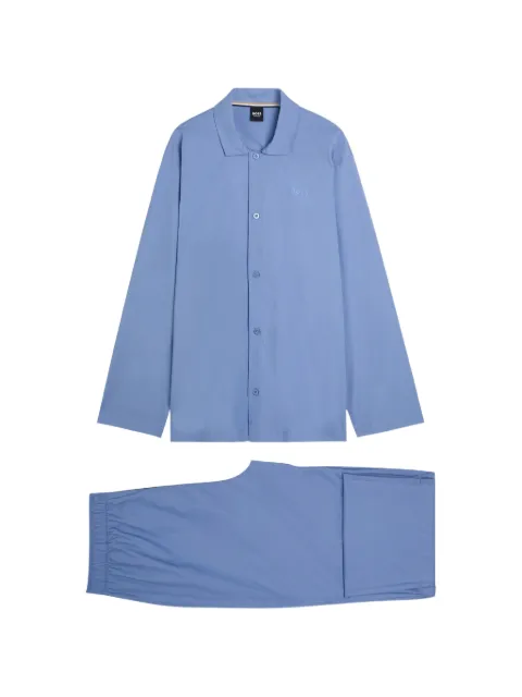 BOSS button long-sleeved pyjama set (set of two)