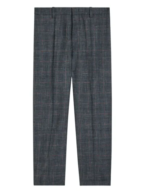 Jil Sander checked trousers