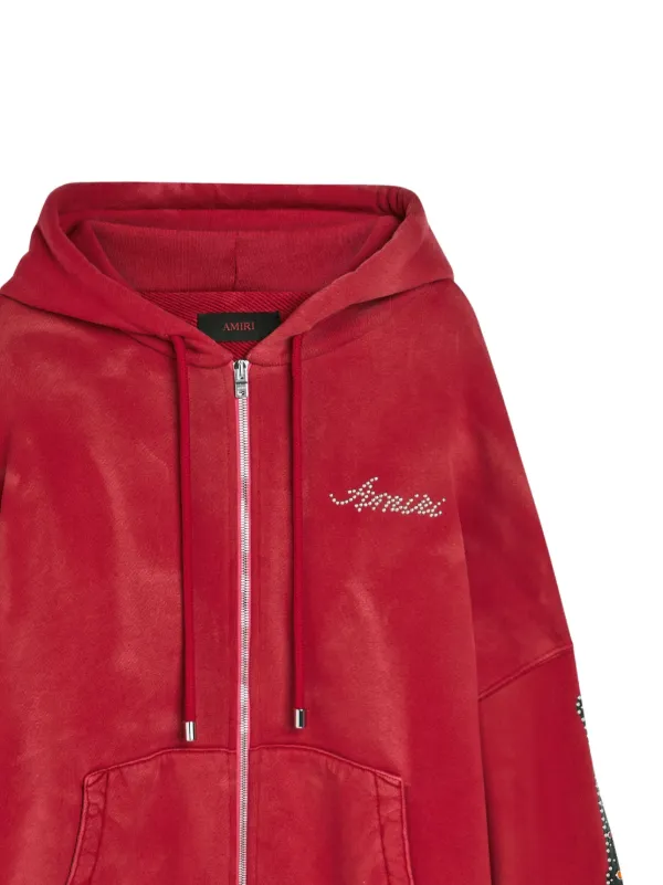 AMIRI スタッズ パーカー | レッド | FARFETCH JP