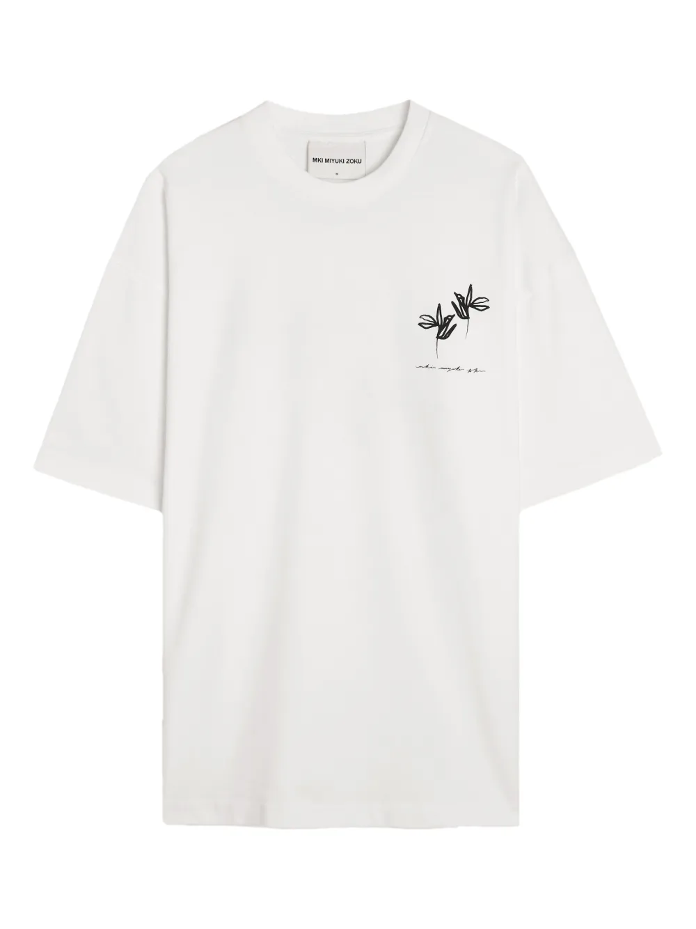 MKI Miyuki Zoku T-shirt a fiori - Bianco