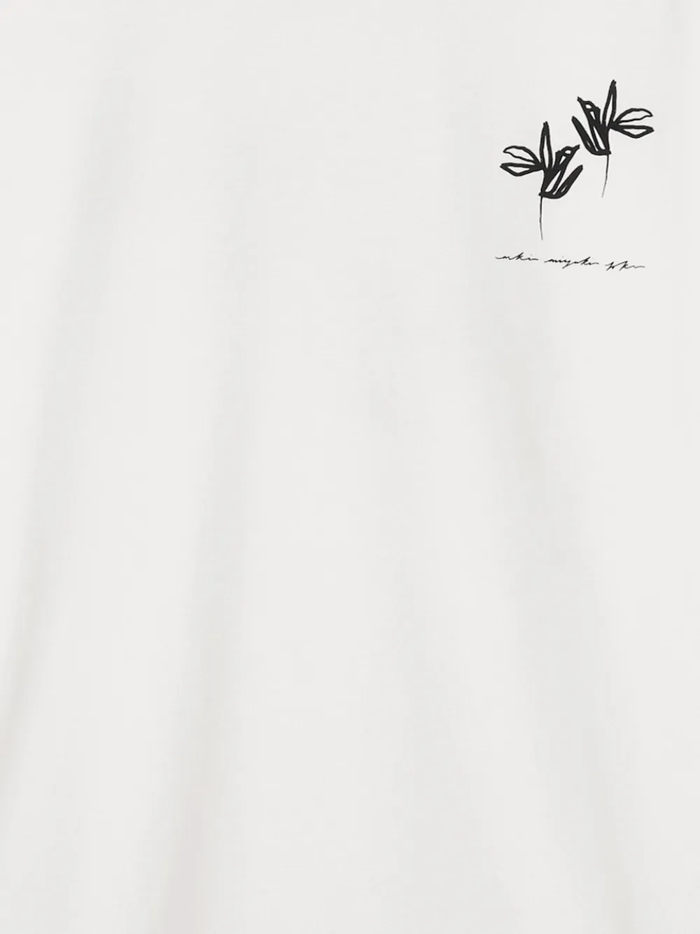 MKI Miyuki Zoku T-shirt met bloemenprint - Wit