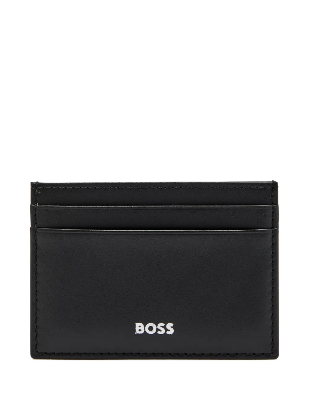 BOSS Portacarte con logo - Nero